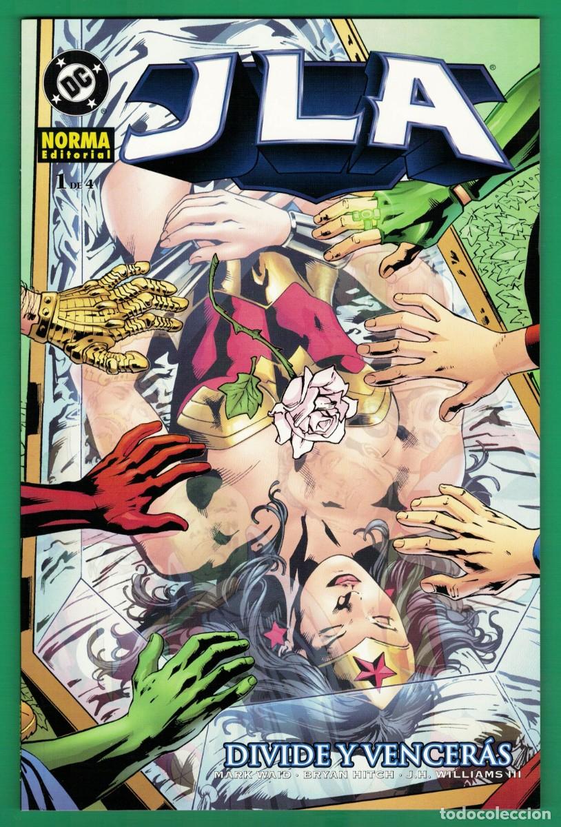 C&oacute;mics: JLA DIVIDE Y VENCERAS 1-4 colecci&oacute;n completa NORMA 2002, excelente estado