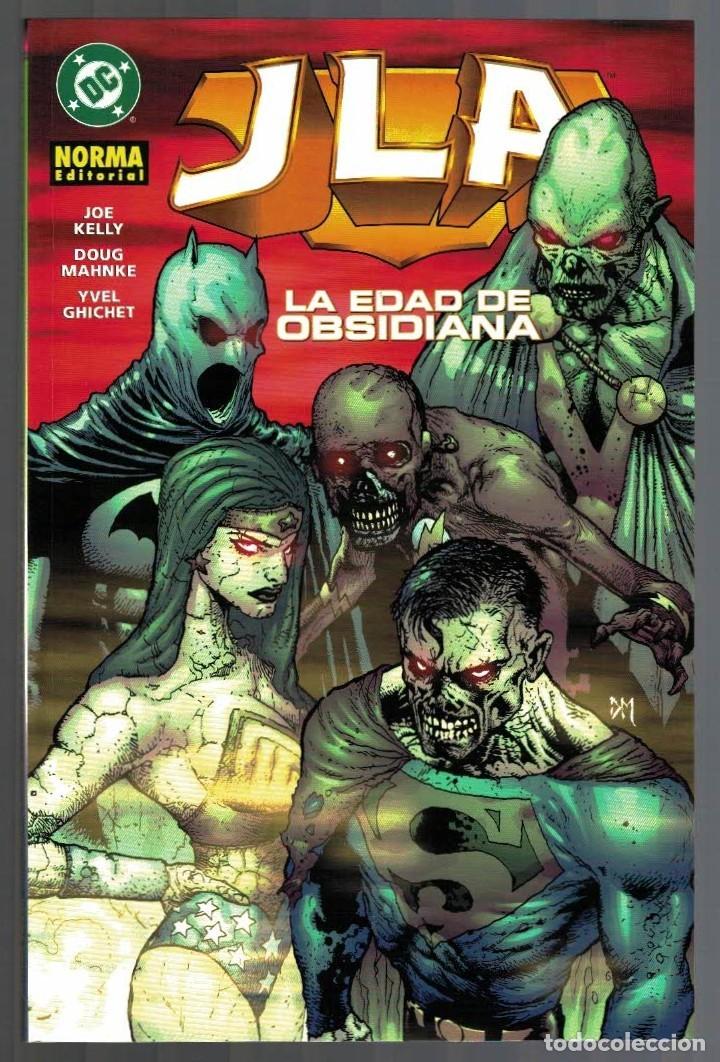 C&oacute;mics: JLA de JOE KELLY: LA EDAD DE OBSIDIANA, NORMA 2005, excelente estado