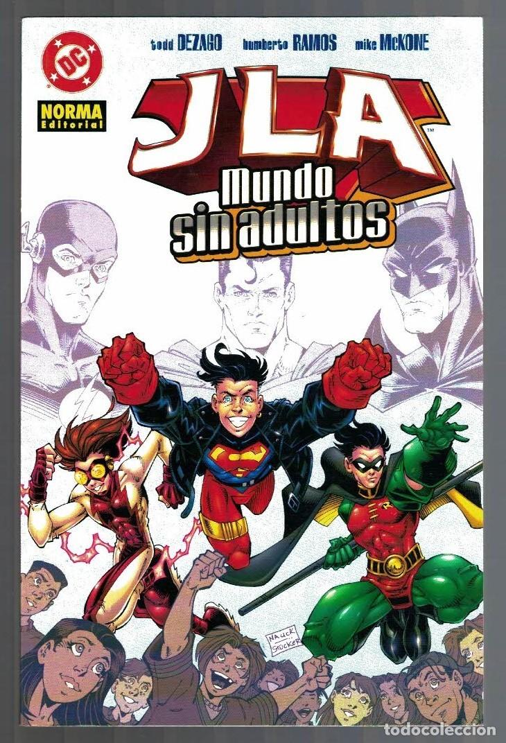 C&oacute;mics: JLA MUNDO SIN ADULTOS, NORMA 2003, excelente estado