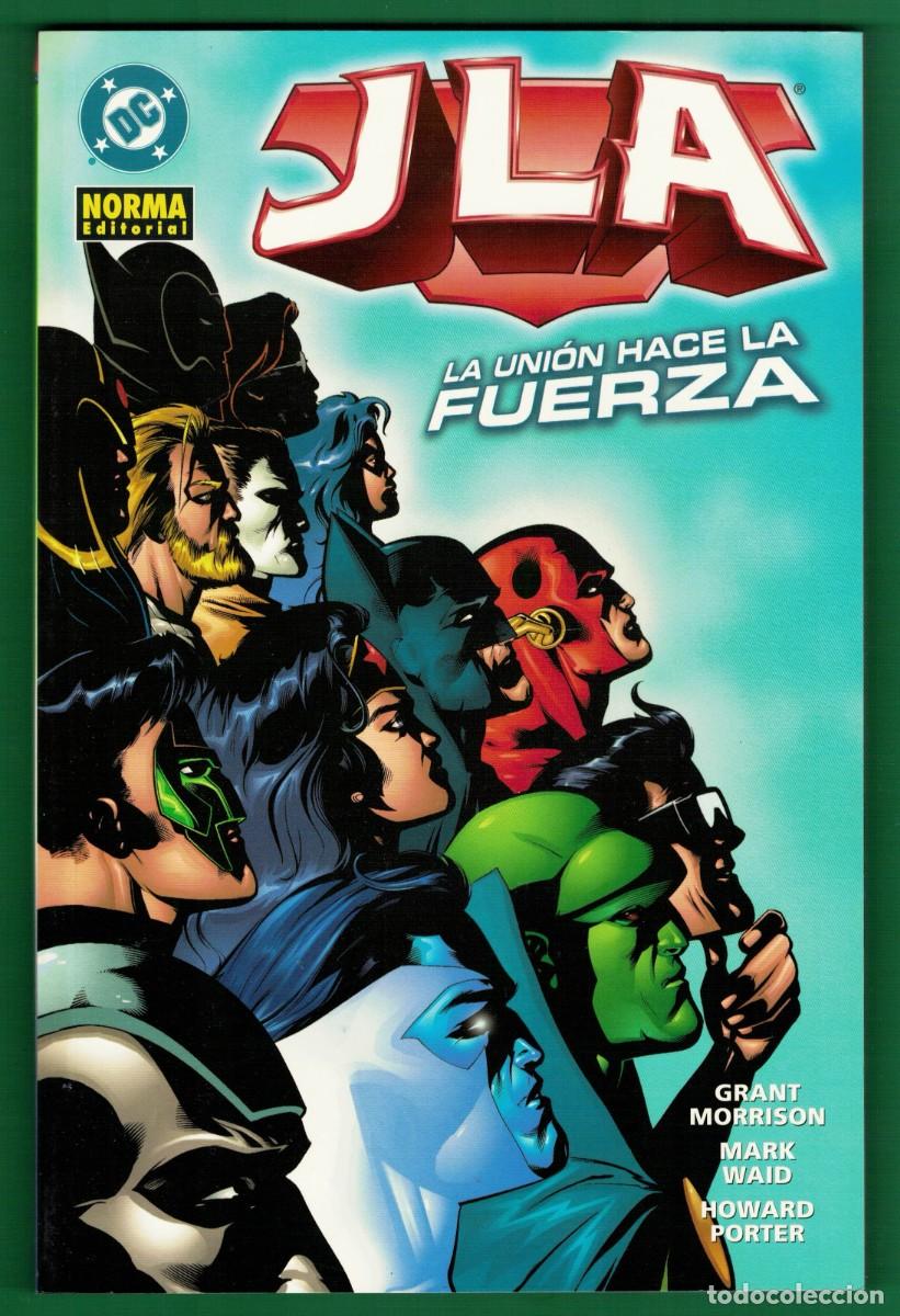 C&oacute;mics: JLA de GRANT MORRISON: LA UNION HACE LA FUERZA, NORMA 2004, excelente estado