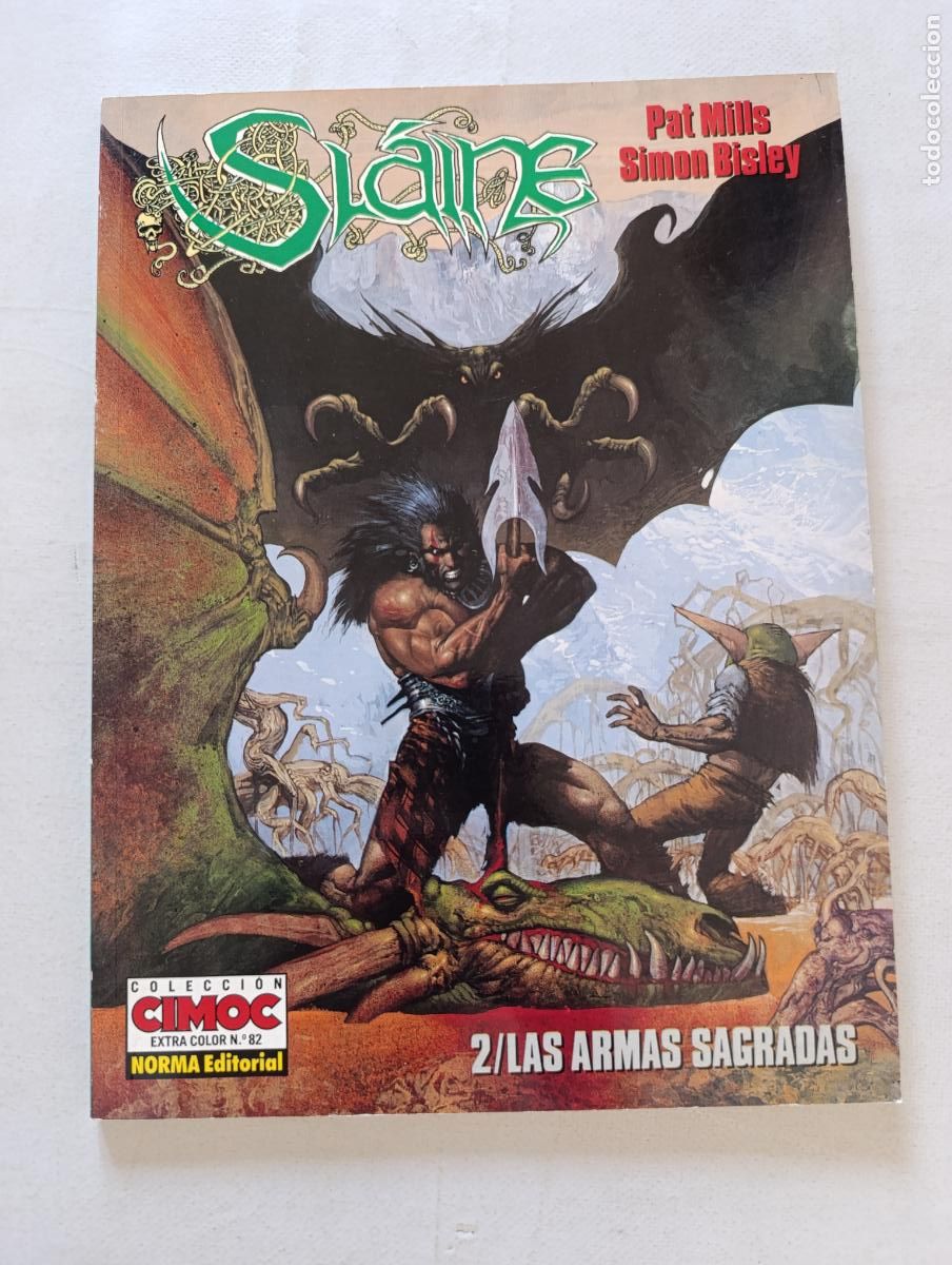 C&oacute;mics: SLAINE N&ordm; 2 - LAS ARMAS SAGRADAS - PAT MILLS, BISLEY - COL. CIMOC EXTRA COLOR N&ordm; 82 - NORMA (125w