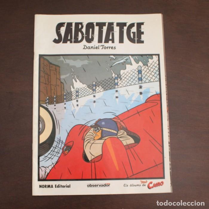 C&oacute;mics: SABOTATGE, DANIEL TORRES. EN CATALA NORMA OBSERVADOR ELS ALBUMS DE CAIRO