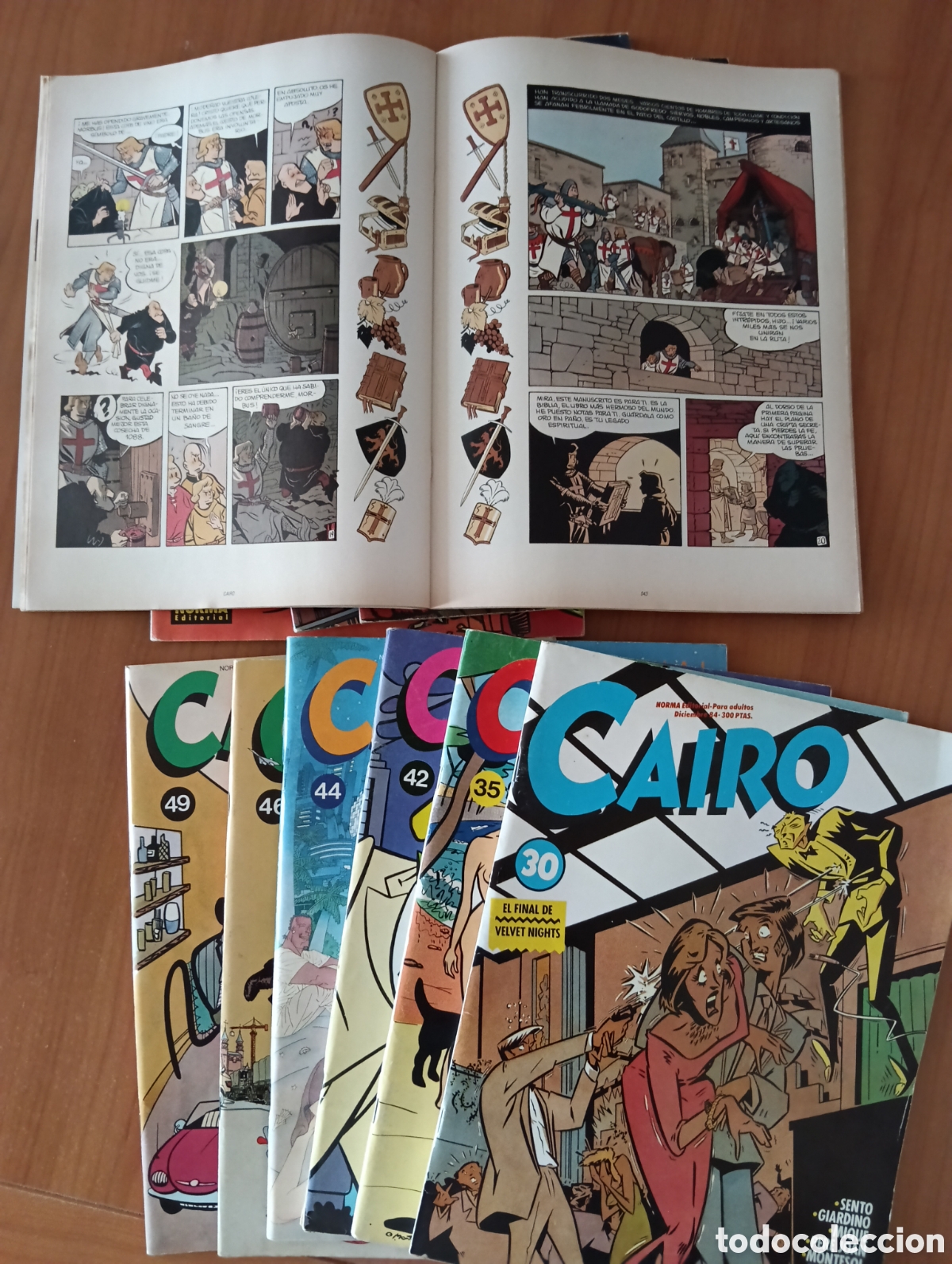 C&oacute;mics: Lote de c&oacute;mics Cairo (Norma, 1984-1986) - Foto 7