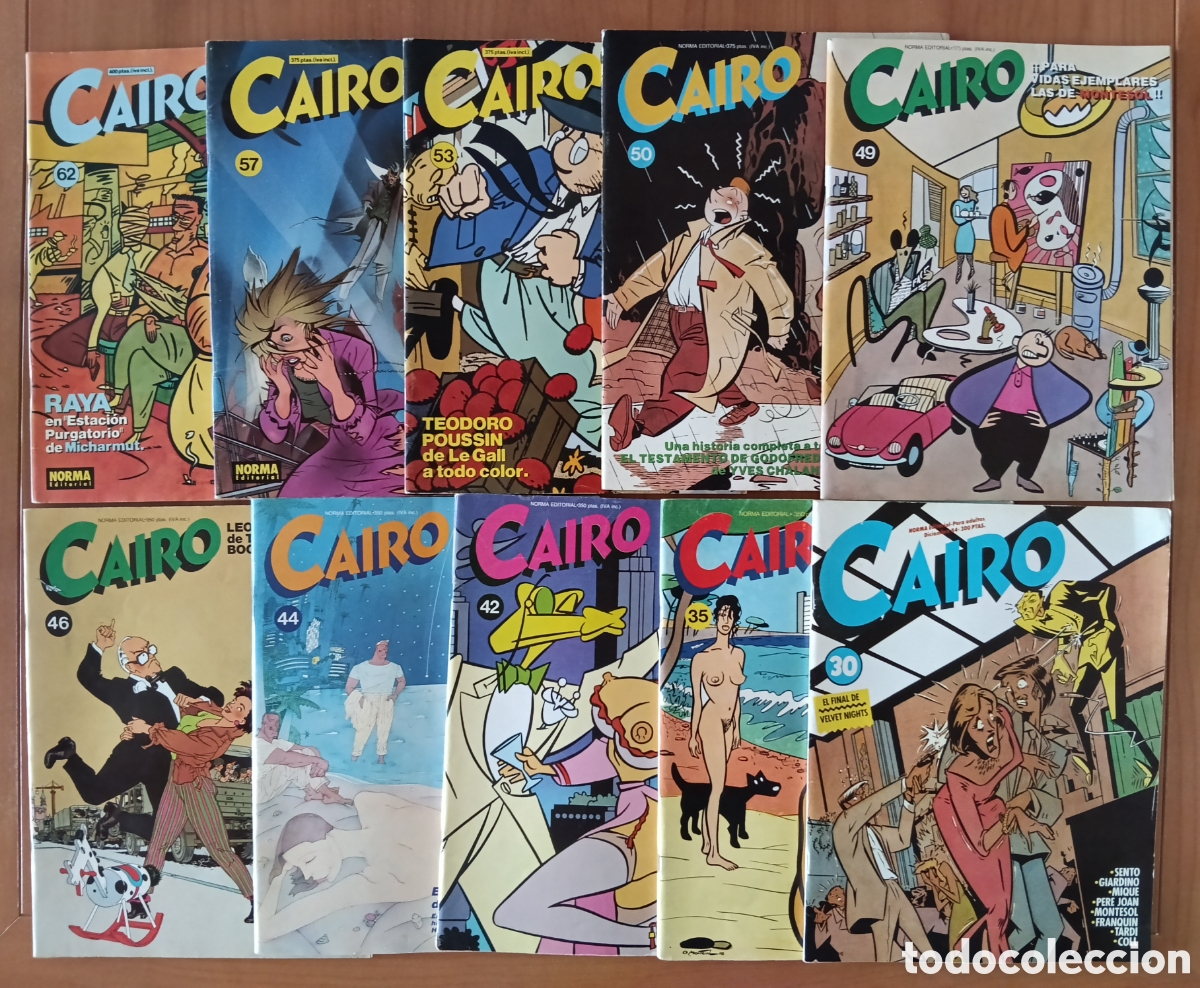 C&oacute;mics: Revista de c&oacute;mics Cairo (Norma, 1984-1986)