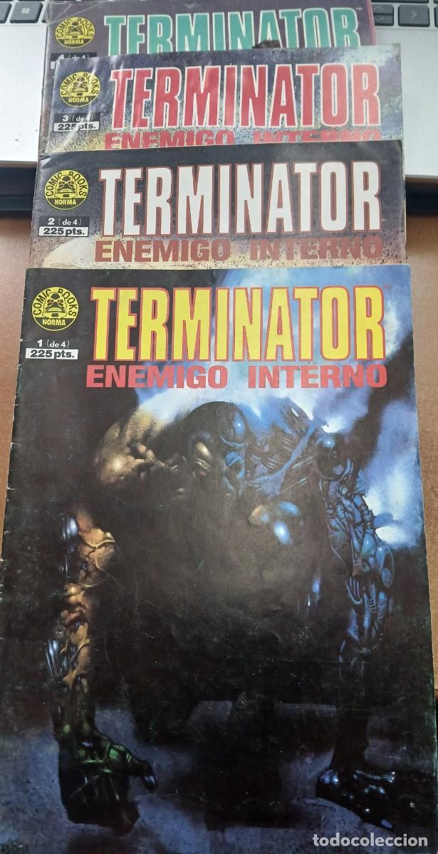 C&oacute;mics: TERMINATOR ENEMIGO INTERNO SERIE COMPLETA DEL 1 AL 4 EDIT NORMA A&Ntilde;O 1992