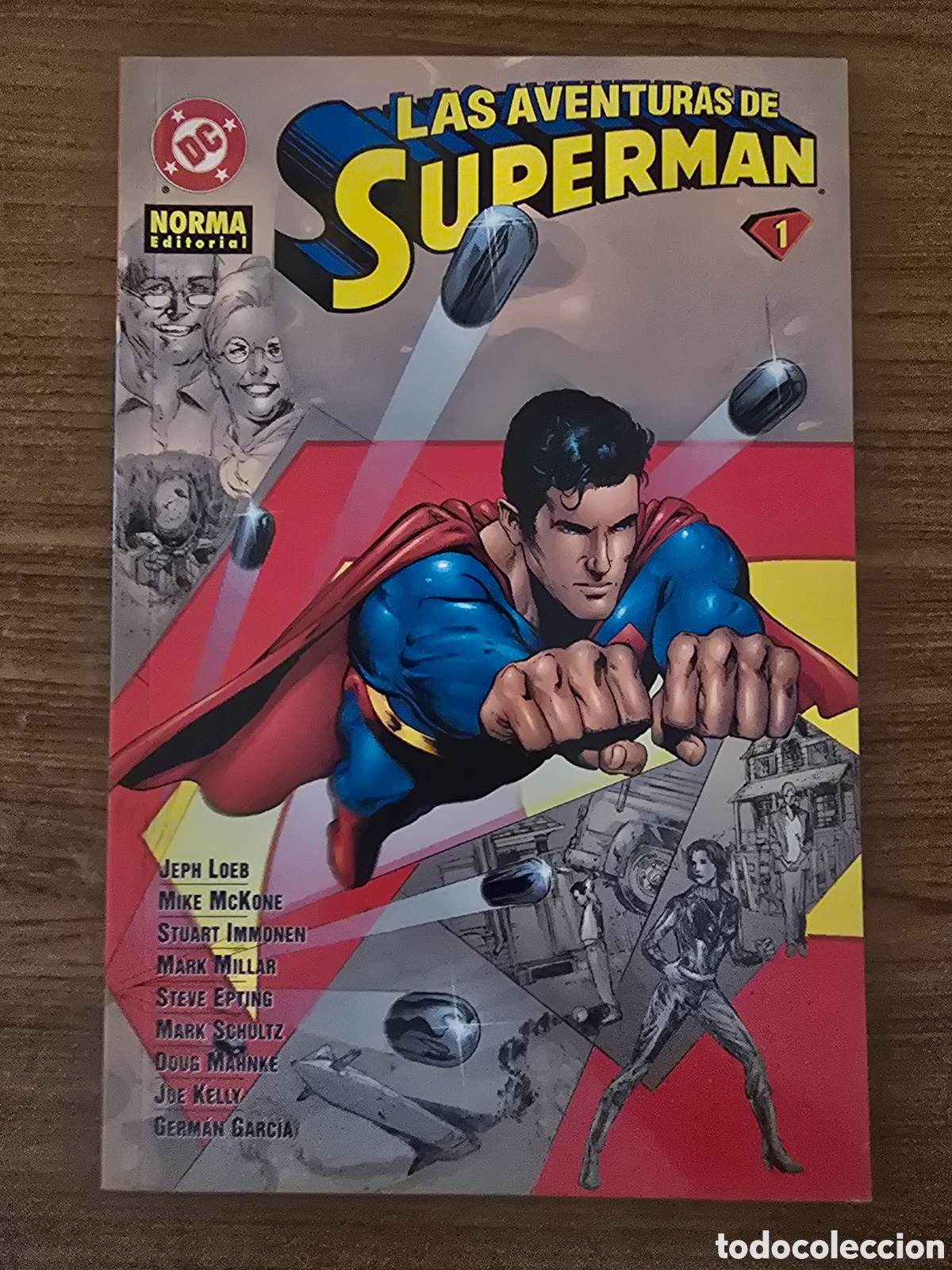 C&oacute;mics: LAS AVENTURAS DE SUPERMAN,NUMERO 1,(NORMA EDITORIAL-DC)