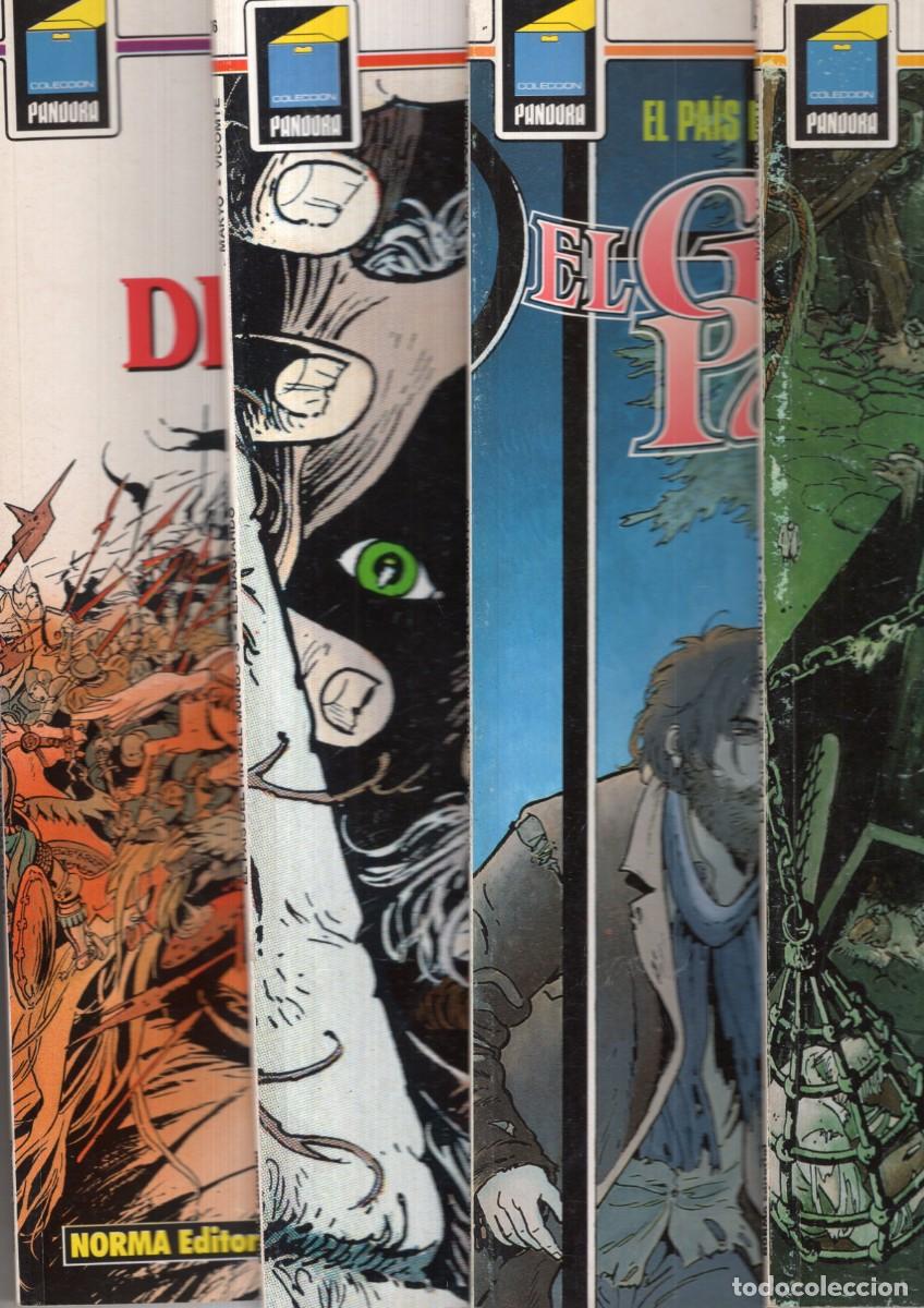 C&oacute;mics: EL PAIS DEL FIN DEL MUNDO COMPLETA 4 TOMOS (MAKYO / VICOMTE) COL. PANDORA - NORMA - MUY BUEN ESTADO