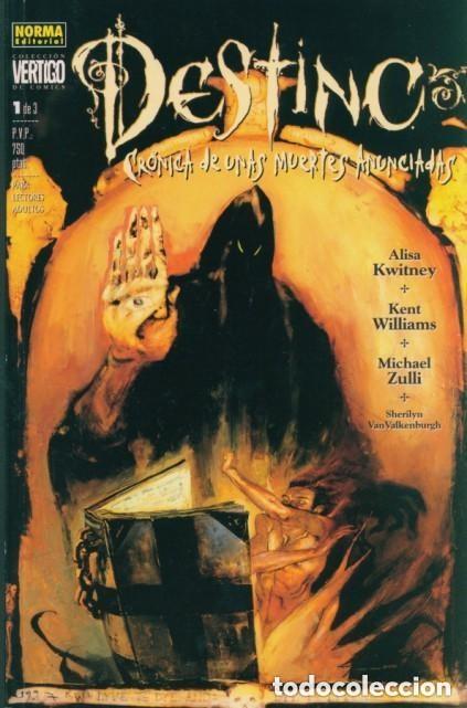 C&oacute;mics: DESTINO CRONICA DE UNAS MUERTES ANUNCIADAS N&ordm; 1 - COL. VERTIGO N&ordm; 58 - NORMA - BUEN ESTADO - OFM15