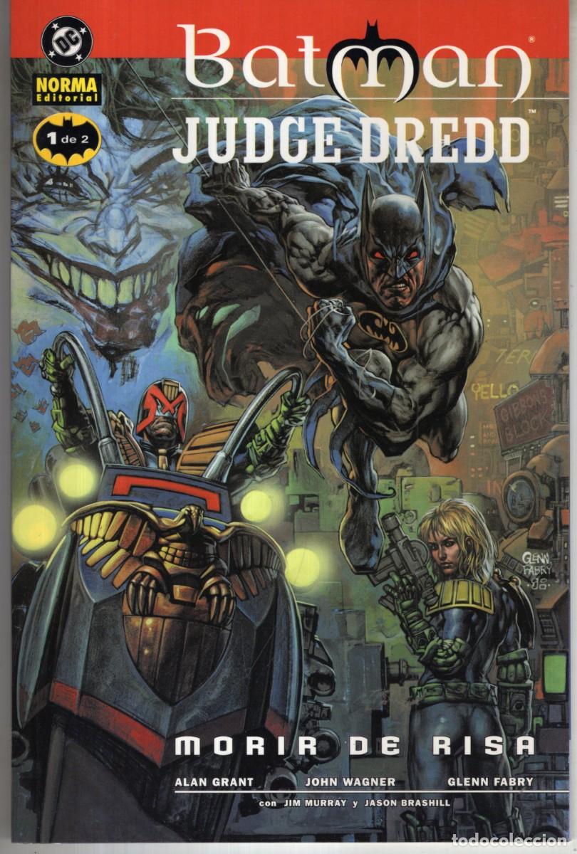 C&oacute;mics: BATMAN / JUDGE DREDD MORIR DE RISA N&ordm; 1 - NORMA - MUY BUEN ESTADO - OFM15