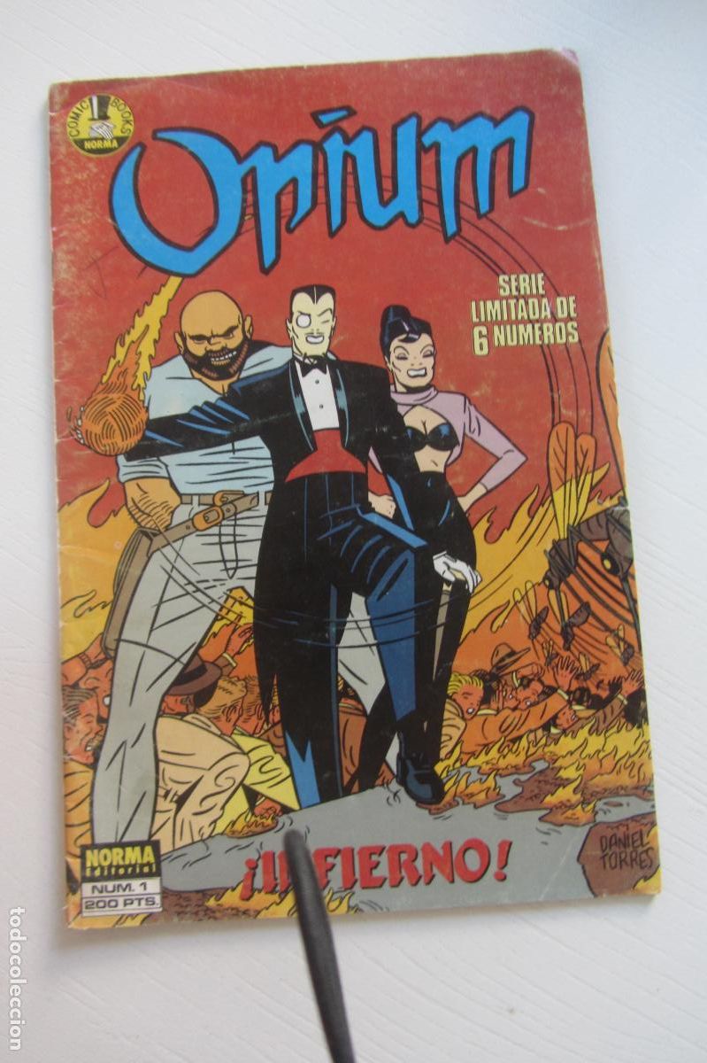 C&oacute;mics: OPIUM N&ordm; 1 EL PRIMERO,INFIERNO&iexcl;&iexcl;,DE DANIEL TORRES,(DE 6).,1989 NORMA arx323