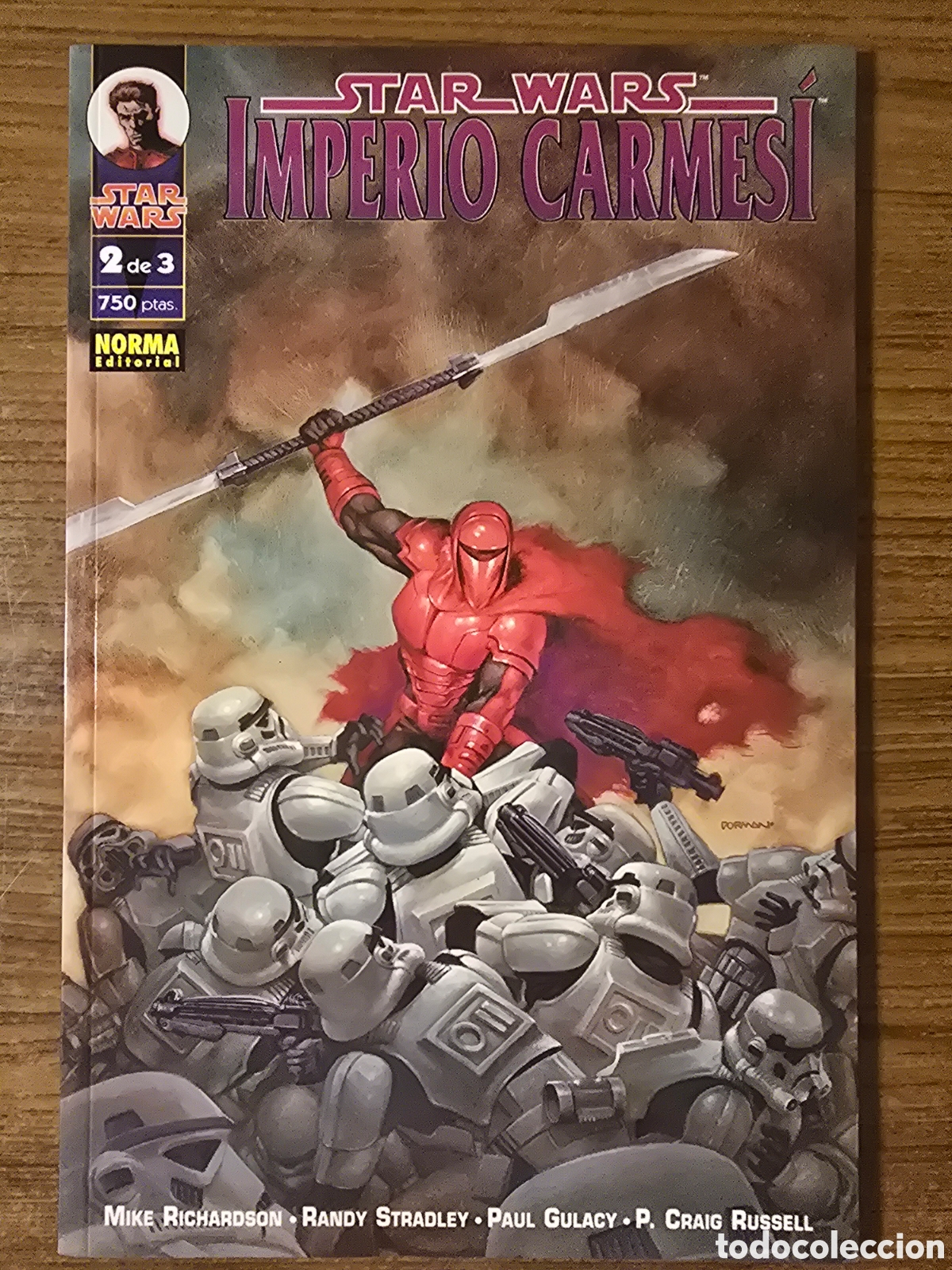 C&oacute;mics: STAR WARS,IMPERIO CARMESI,NUMERO 2 DE 3,(NORMA EDITORIAL)