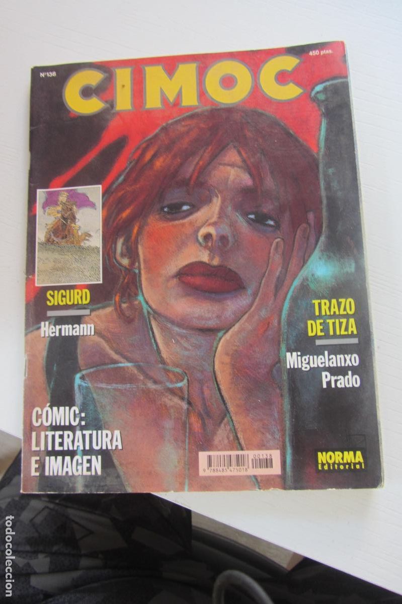 C&oacute;mics: REVISTA CIMOC N&ordm; 138. M. PRADO, FRANK MILLER, HERMANN, BOUCQ, ETC. NORMA arx373