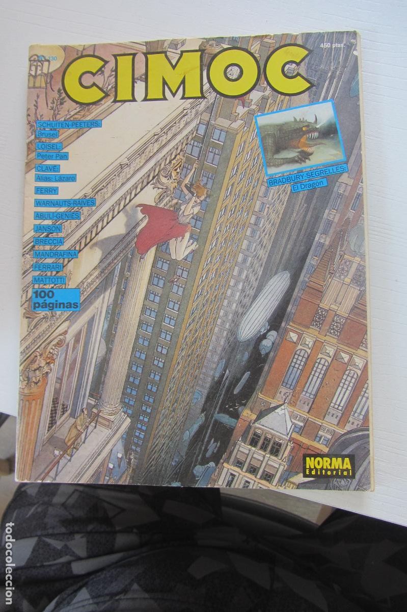 C&oacute;mics: CIMOC N&deg; 130. MATTOTTI, FERRARI, MANDRAFINA, BRECCIA, JANSON, FERRY,&hellip; NORMA arx373