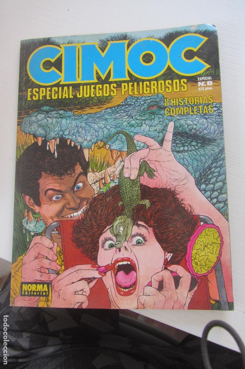 C&oacute;mics: CIMOC ESPECIAL JUEGOS PELIGROSOS N&ordm; 8 , OCHO HISTORIAS COMPLETAS NORMA ARX374
