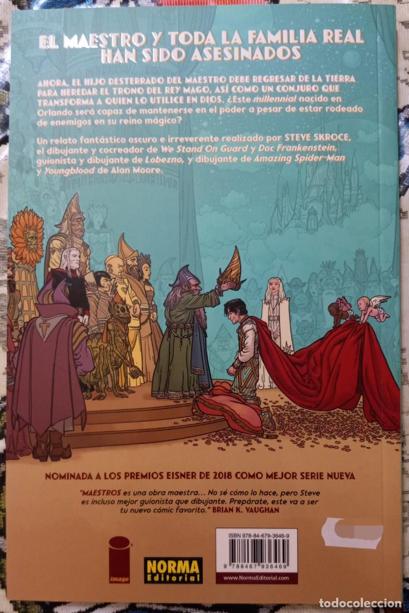 C&oacute;mics: MAESTROS, de STEVE SKROCE (Norma) MINISERIE COMPLETA - Foto 2