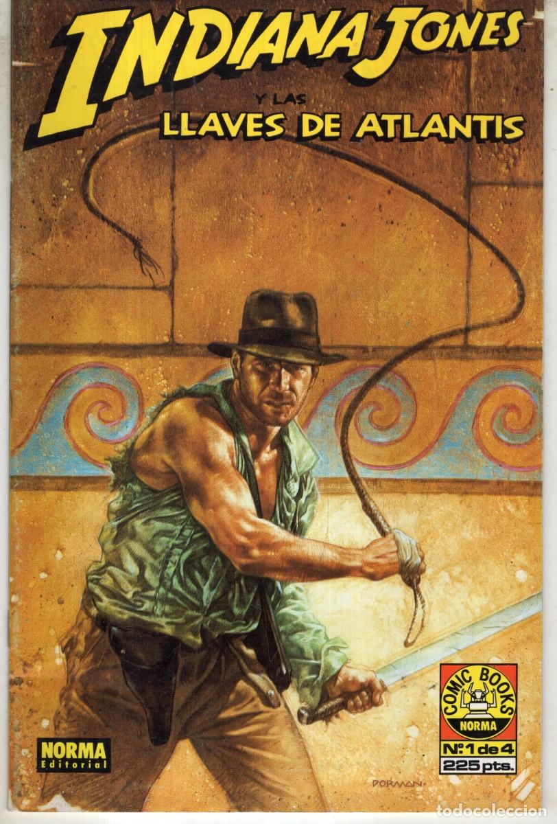 C&oacute;mics: INDIANA JONES Y LAS LLAVES DE ATLANTIS N&ordm; 1 - NORMA - BUEN ESTADO