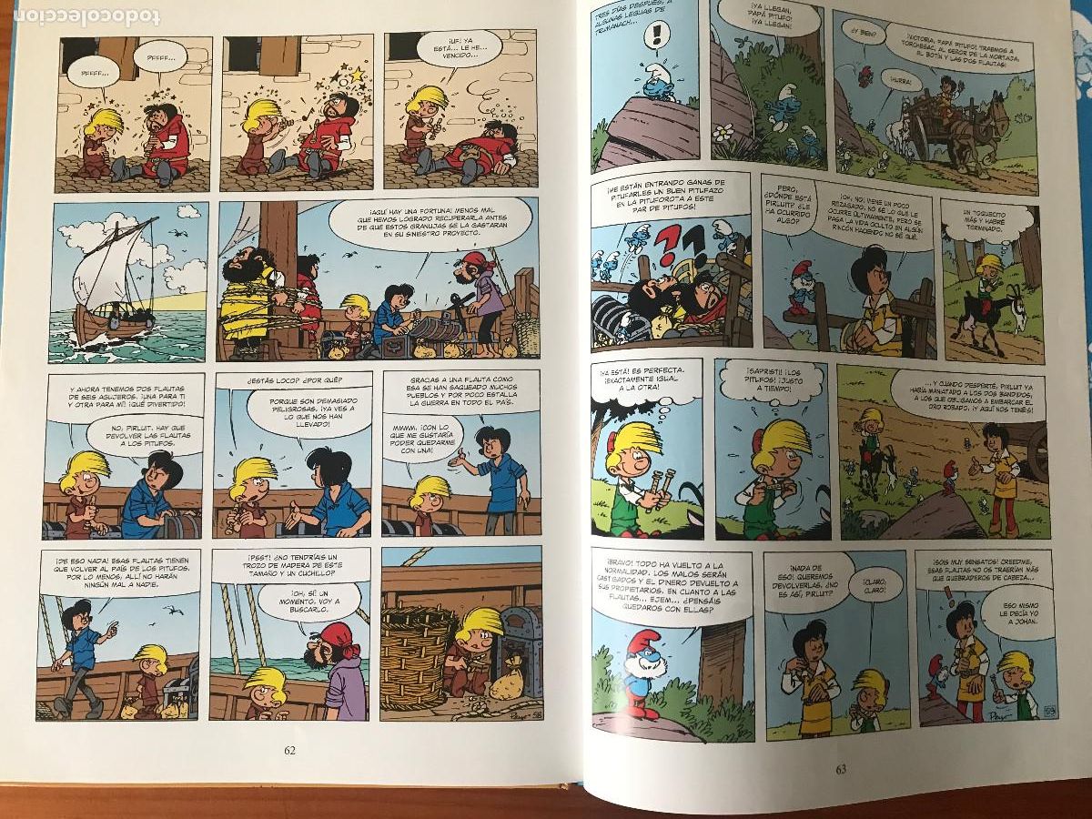 C&oacute;mics: Los pitufos, 2. La flauta de los pitufos / Peyo. Norma editorial - Foto 2