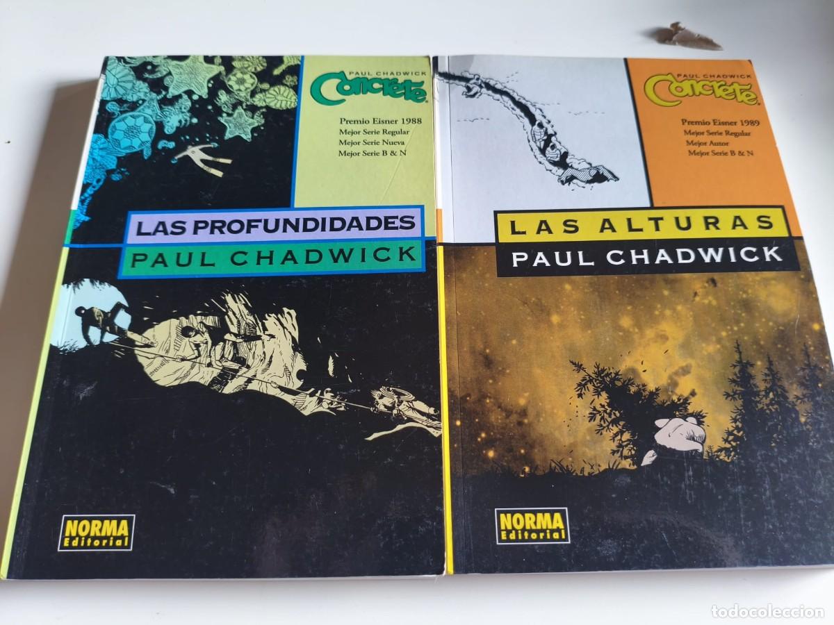 C&oacute;mics: Concrete tomos 1 y 2 Paul Chadwick Norma ed. En las profundidades En las alturas