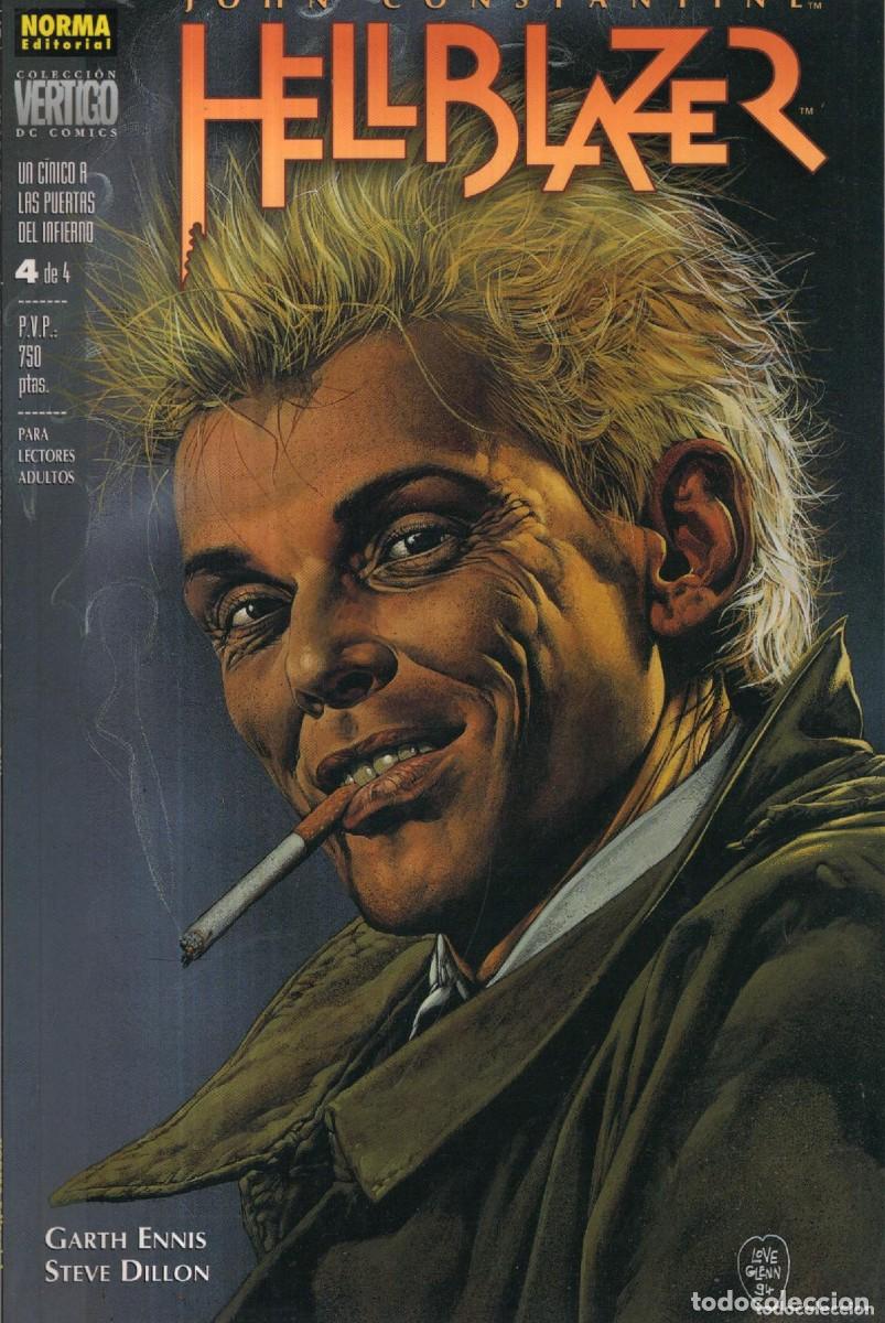C&oacute;mics: HELLBLAZER UN CINICO A LAS PUERTAS DEL INFIERNO N&ordm; 4 - COL. VERTIGO N&ordm; 95 - NORMA BUEN ESTADO OFM15