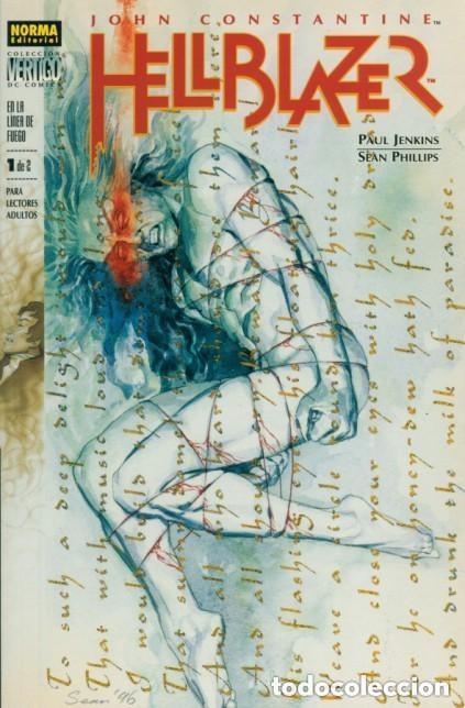 C&oacute;mics: HELLBLAZER EN LA LINEA DE FUEGO N&ordm; 1 - COL. VERTIGO N&ordm; 169 - NORMA - ESTADO EXCELENTE - OFM15