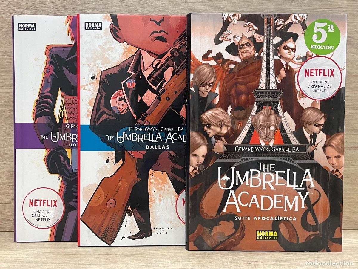 C&oacute;mics: The Umbrella Academy / Completo 3 vol&uacute;menes / Gerard Way, Gabriel B&aacute; / Norma