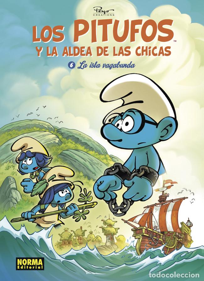 C&oacute;mics: Los Pitufos y la Aldea de las Chicas 6. La Isla Vagabunda (Norma Editorial) - Luc Parthoens, Thierry