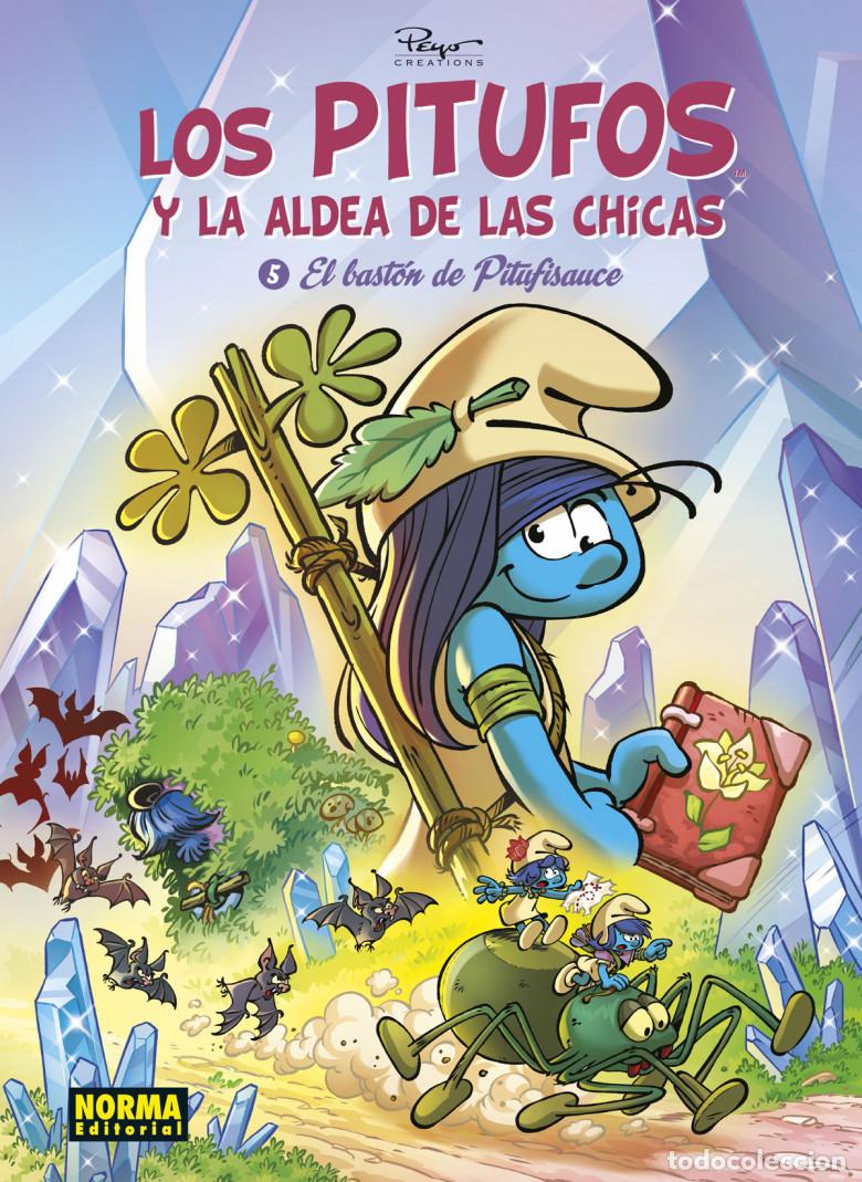 C&oacute;mics: Los Pitufos y la Aldea de las Chicas 5. El Bast&oacute;n de Pitufisauce (Norma Editorial) - Luc Parthoens,