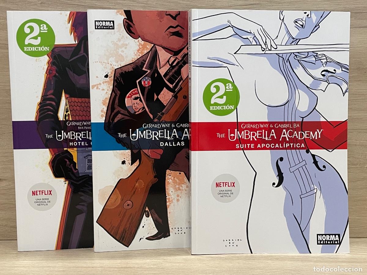 C&oacute;mics: The Umbrella Academy / Completo 3 vol&uacute;menes / Gerard Way, Gabriel B&aacute; / Norma