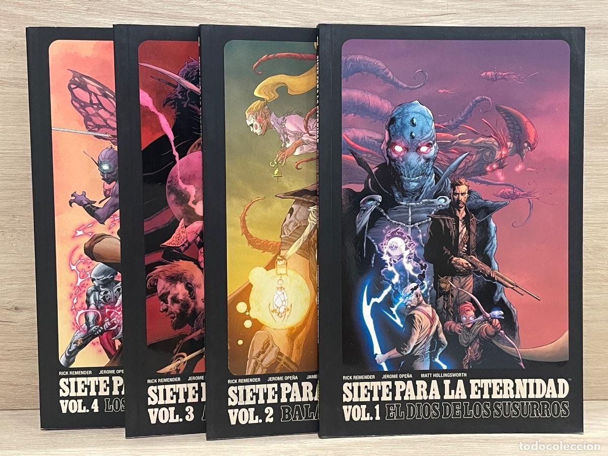 C&oacute;mics: Siete para la Eternidad / Completo 4 vol&uacute;menes / Rick Remender, Jerome Ope&ntilde;a, Matt Hollingsworth