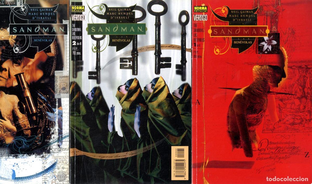 C&oacute;mics: The Sandman Las Ben&eacute;volas - Completa 6 num. / Vertigo (Norma, 1997) - Neil Gaiman / Marc Hempel / D'