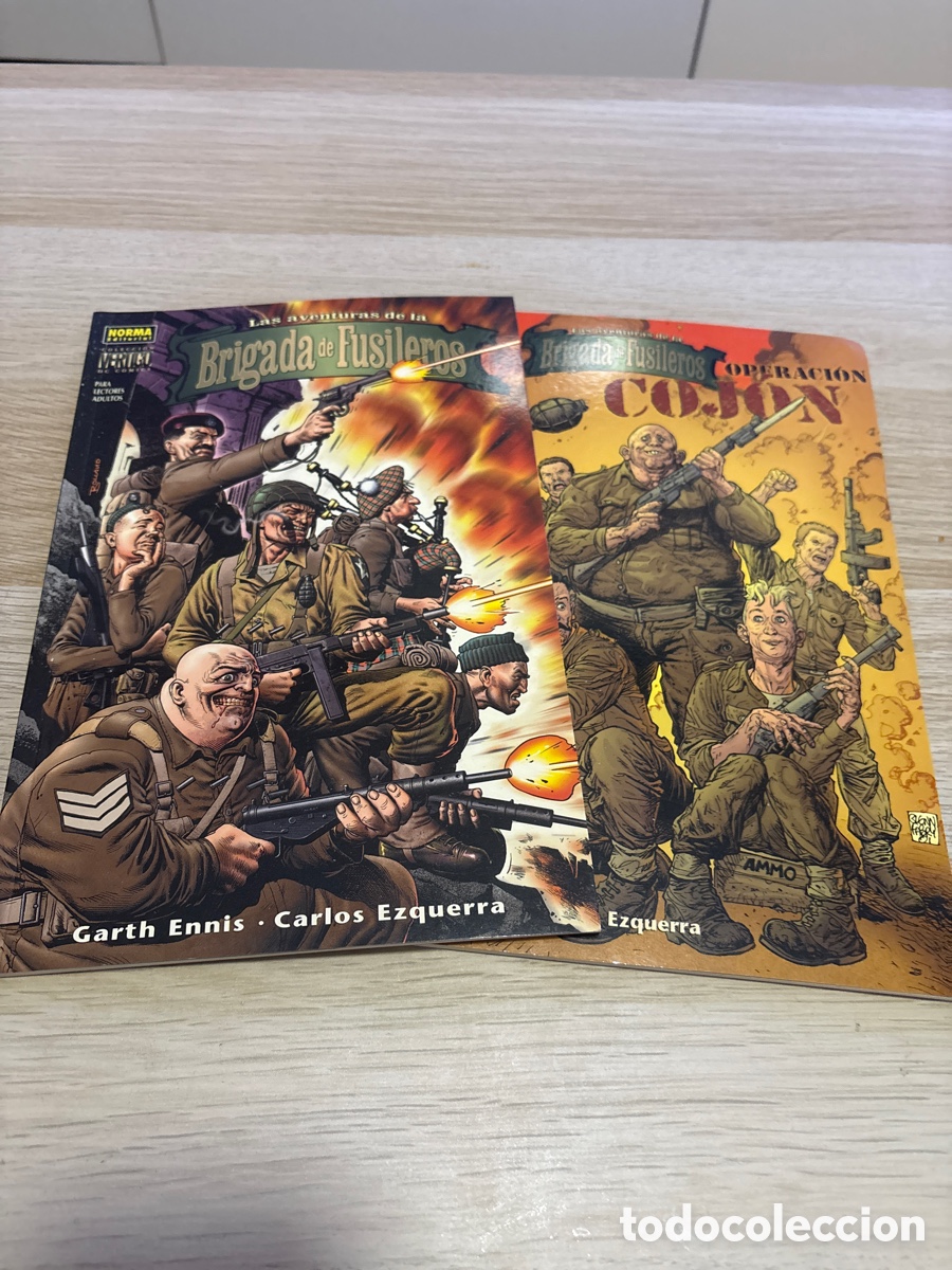 C&oacute;mics: Brigada de fusileros. Obra completa. 2 tomos. Garth Ennis