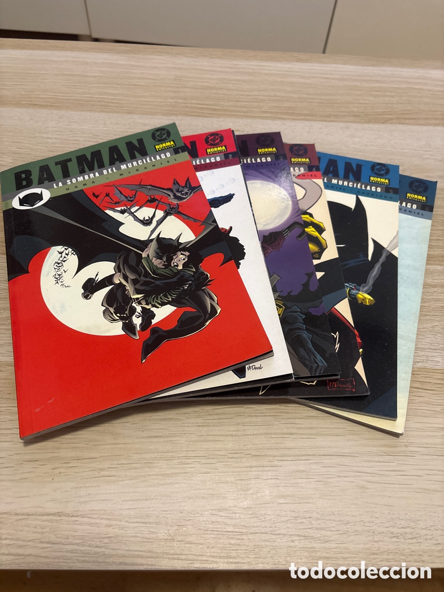 C&oacute;mics: Batman la sombra del murci&eacute;lago. Tomos del 1 al 6. Hama y Brubaker