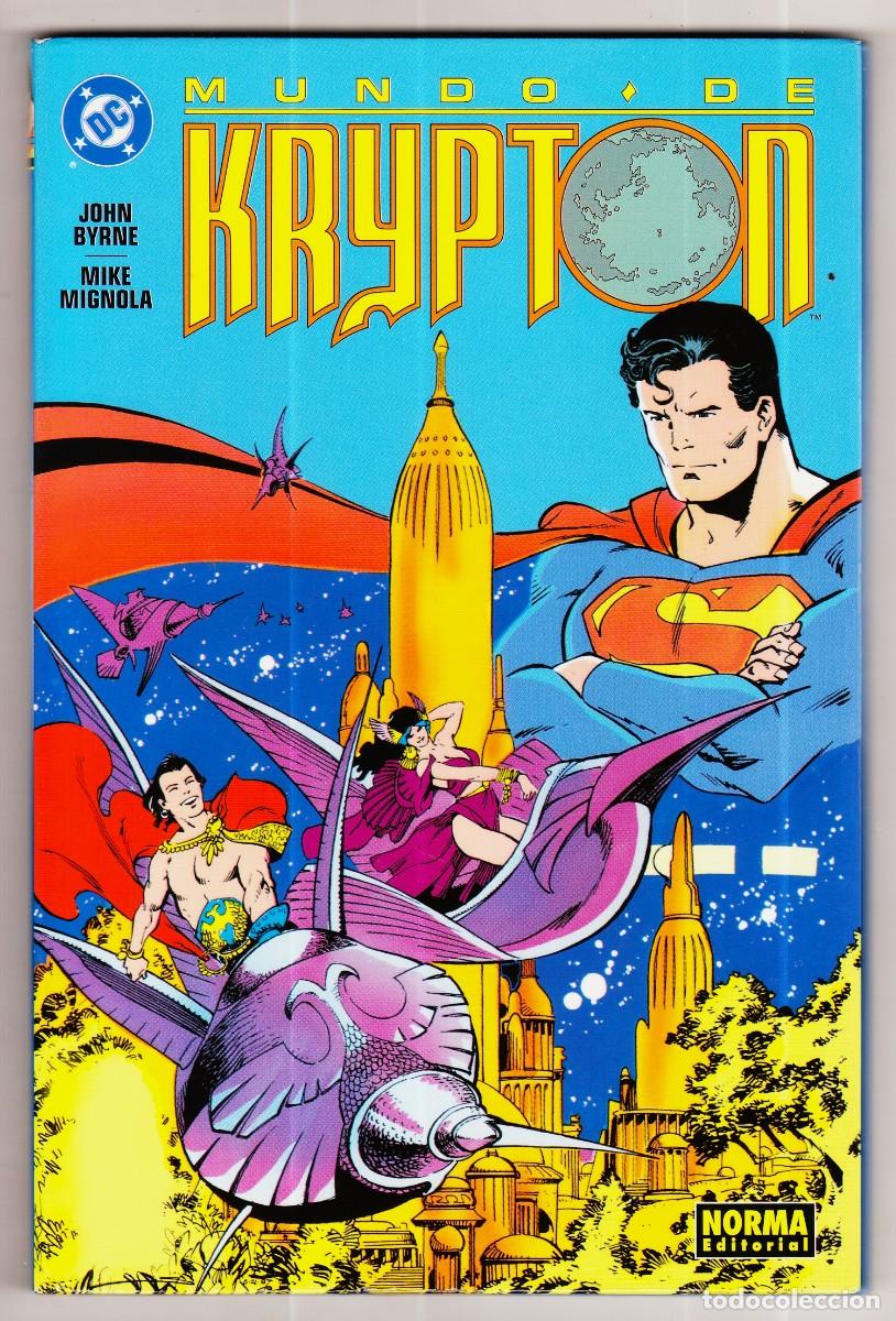 C&oacute;mics: MUNDO DE KRYTON (Superman) de Mignola y Byrne. Tomo &uacute;nico tapa dura. Norma, 2005