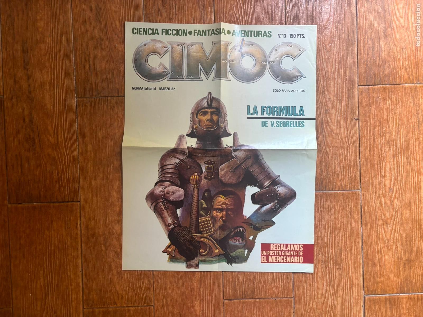 C&oacute;mics: POSTER CARTEL CIMOC EL MERCENARIO VICENTE SEGRELLES EDITORIAL NORMA