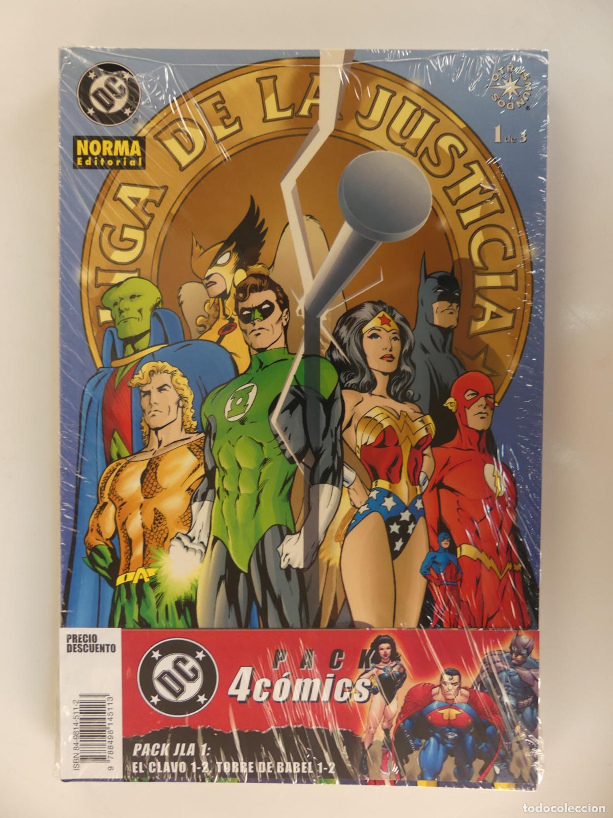 C&oacute;mics: PACK 4 COMICS - LIGA DE LA JUSTICIA -- REF: 33