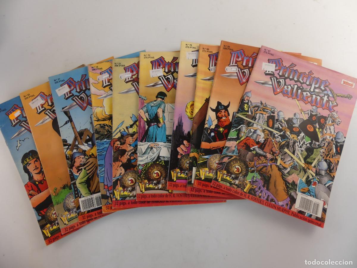 C&oacute;mics: LOTE DE 10 COMICS - PRINCIPE VALIENTE-- REF: 46