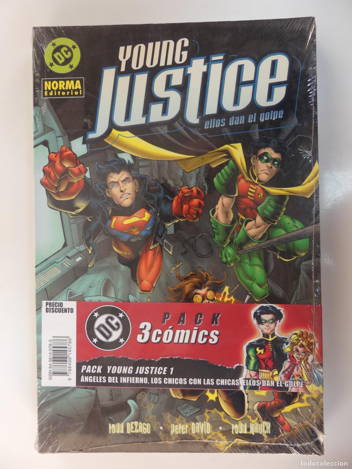 C&oacute;mics: PACK 3 COMICS - YOUNG JUSTICE 1 -- REF: 42