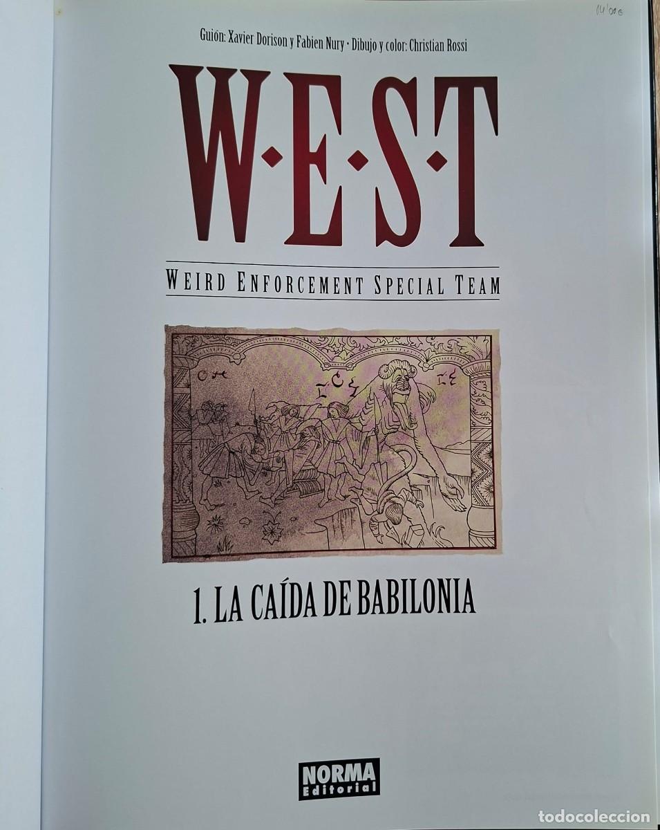 C&oacute;mics: W.E.S.T. De ROSSI, DORISON Y NURY. COMPLETA. NORMA Ed. - Foto 3