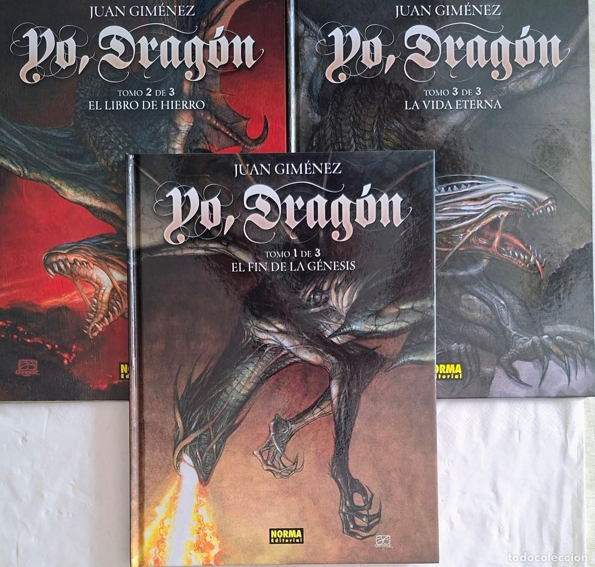 C&oacute;mics: YO, DRAG&Oacute;N. DE JUAN GIMENEZ. COMPLETA, 3 TOMOS. NORMA Ed.
