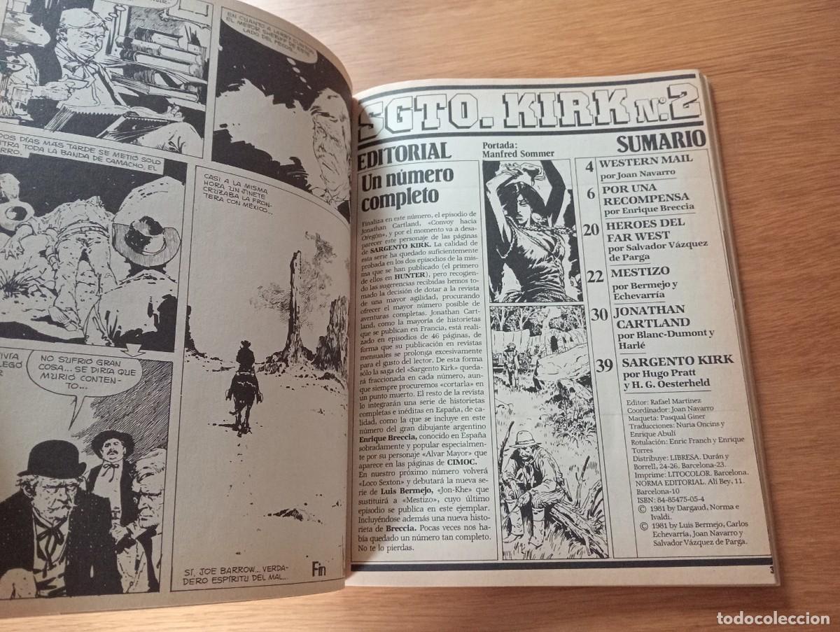C&oacute;mics: SARGENTO KIRK, RETAPADO N.&ordm; 1 (DE 5). R&Uacute;STICA. NORMA EDITORIAL. 1982. - Foto 9