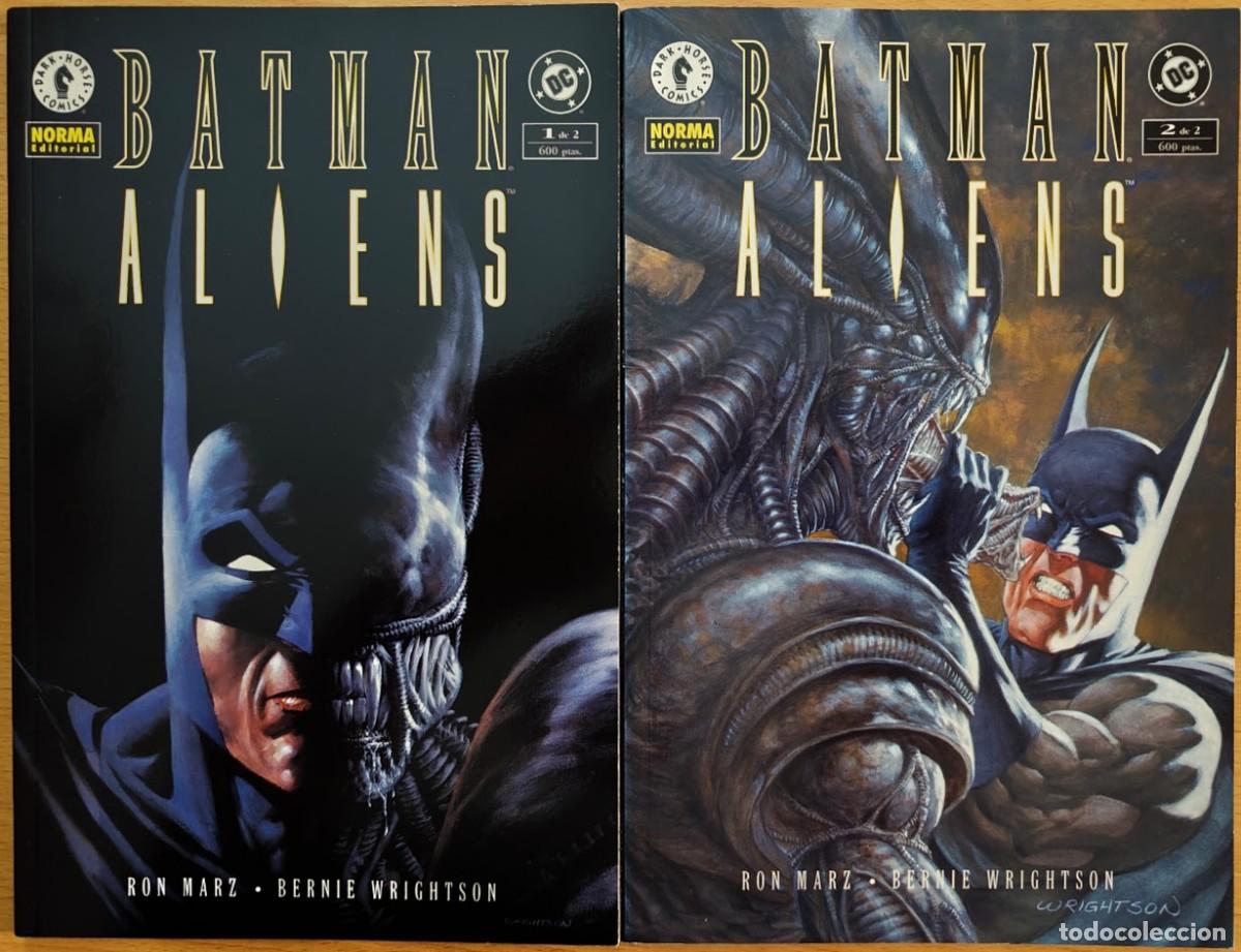 C&oacute;mics: BATMAN ALIENS 1 Y 2 (COMPLETA). BERNIE WRIGHTSON. NORMA