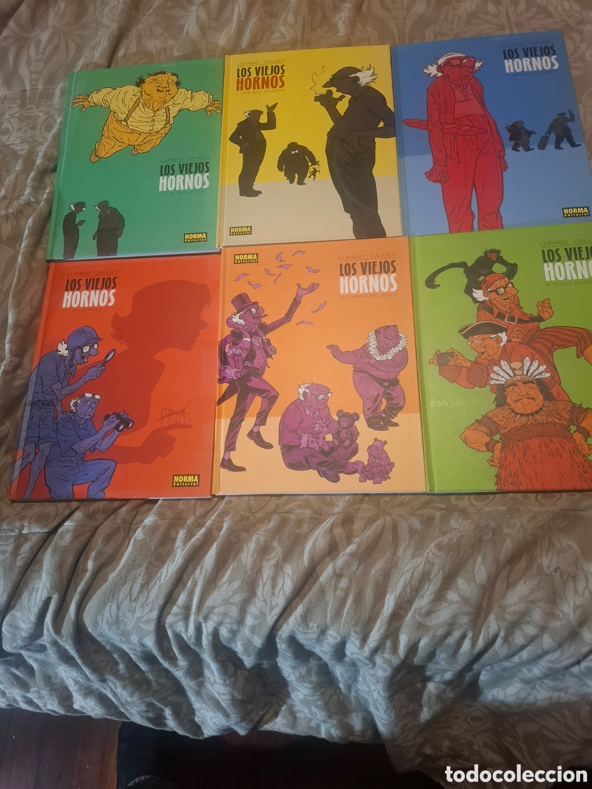 C&oacute;mics: Los Viejos Hornos Lupano Cauuet ed norma. Tapa dura tomos: 1, 2, 3, 4, 5,6