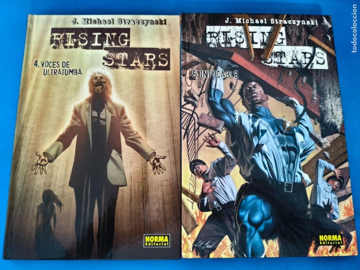 C&oacute;mics: RISING STARS J MICHAEL STRACZYNSKI TOMOS 1 2 3 4 y 5 completa- NORMA ED TAPA DURA Top Cow