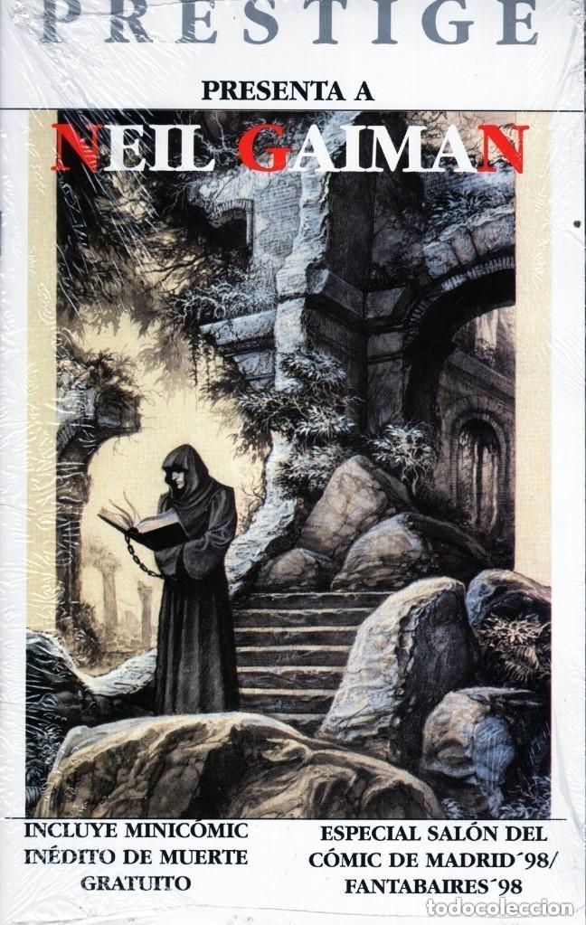 C&oacute;mics: PRESTIGE PRESENTA A NEIL GAIMAN (INCLUYE MINICOMIC INEDITO DE MUERTE) IMPECABLE PRECINTADO - OFM15