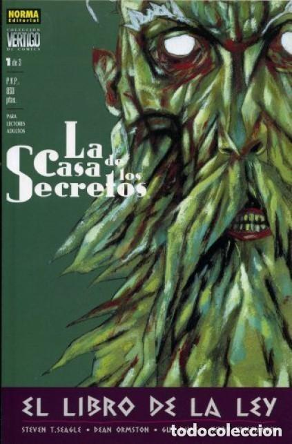 C&oacute;mics: LA CASA DE LOS SECRETOS EL LIBRO DE LA LEY N&ordm; 1 - COL. VERTIGO N&ordm; 74 - NORMA - BUEN ESTADO - OFI15R