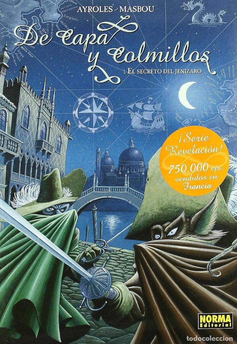 C&oacute;mics: DE CAPA Y COLMILLOS 01: EL SECRETO DEL JENIZARO ( AYROLES & MASBOU.)-NORMA- IMPECABLE