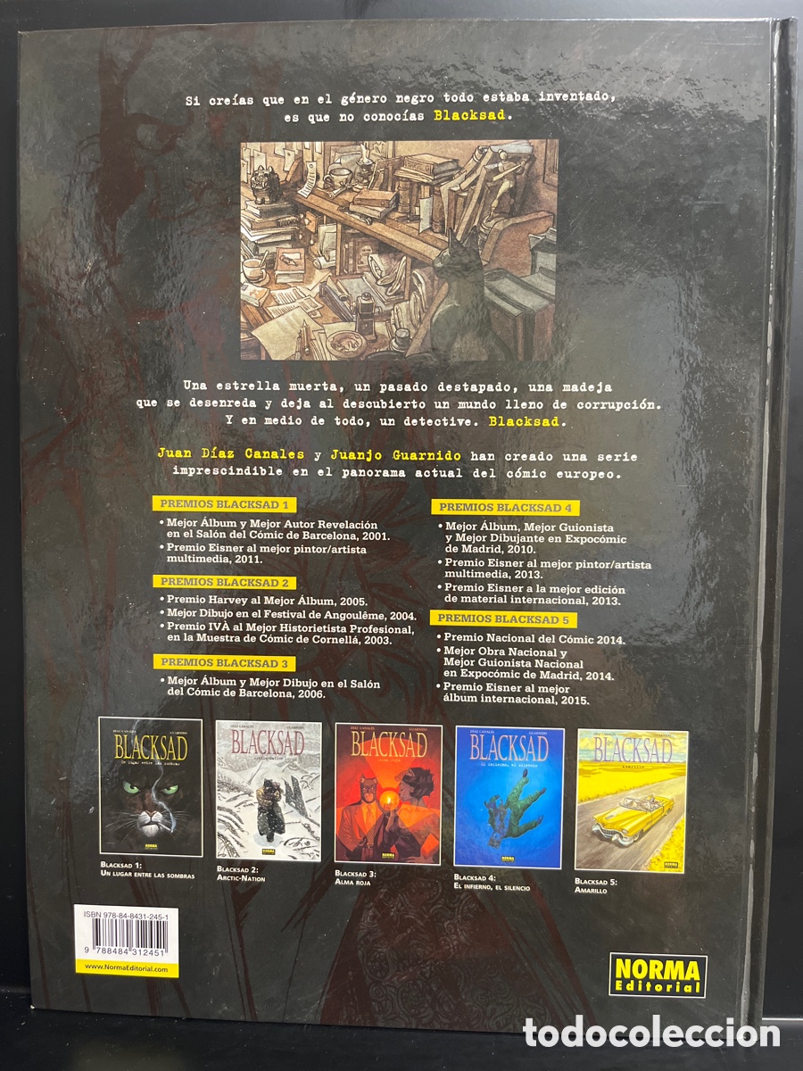 C&oacute;mics: BLACKSAD VOL.1 UN LUGAR ENTRE LAS SOMBRAS ( 2000/2023 ) - Foto 2