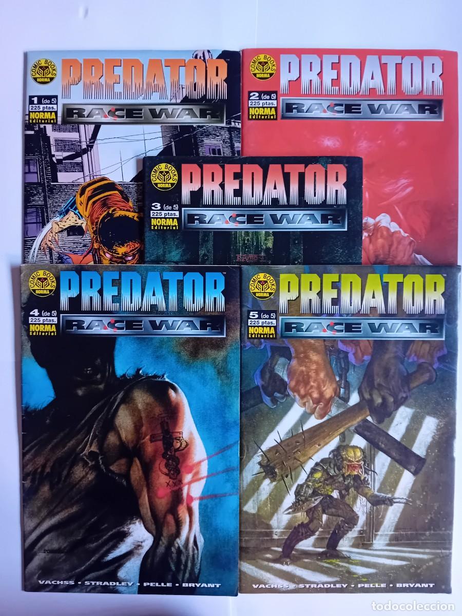 C&oacute;mics: PREDATOR RACE WAR 1 AL 5 , NORMA, COMPLETA.