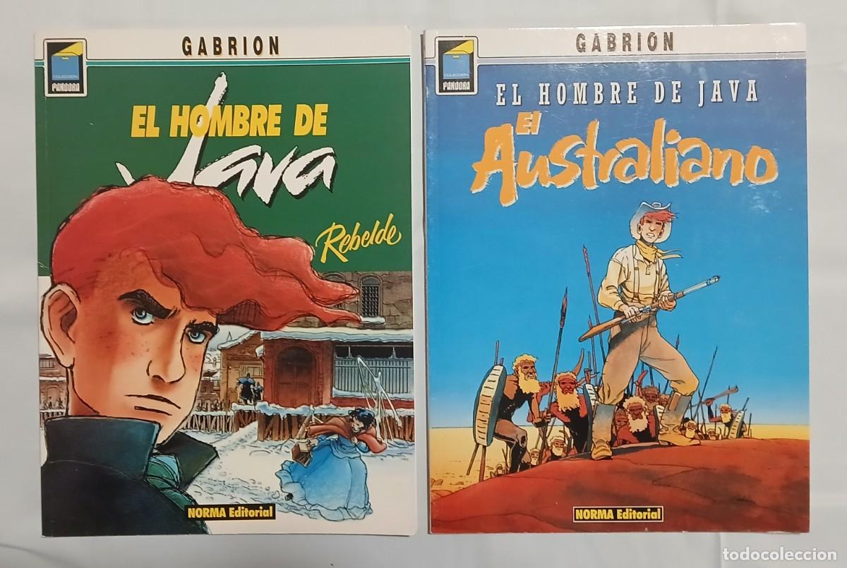 Comics: 2 COMICS DE EL HOMBRE DE JAVA. COLECCION PANDORA