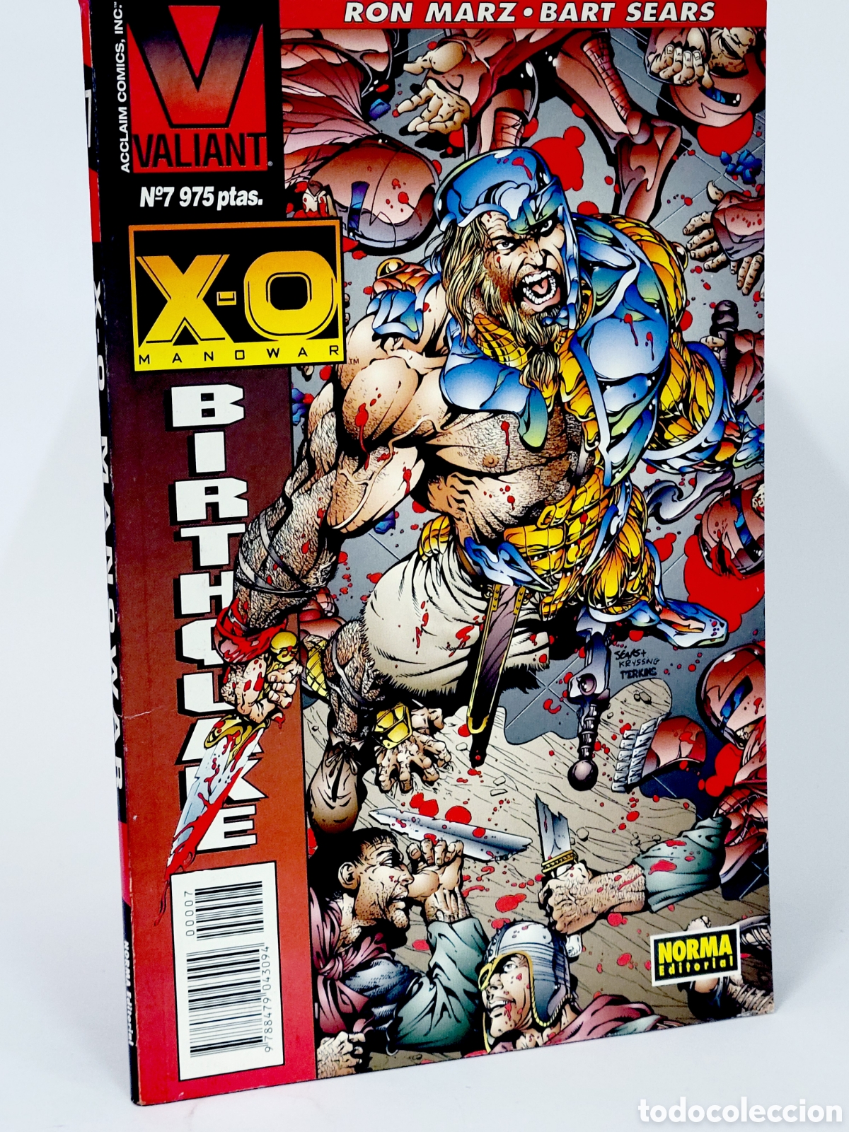 C&oacute;mics: C&Oacute;MIC X-O MANOWAR 7 VALIANT NORMA EDITORIAL GRAPA MUY BUEN ESTADO